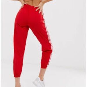 TNA Red Track Pants Skinny Leg